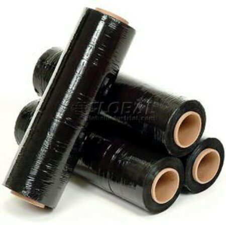 WESTERN PLASTICS Western Plastic Stretch Wrap, Blown, 80 Gauge, 18"Wx1500'L, Black 451880150ABK